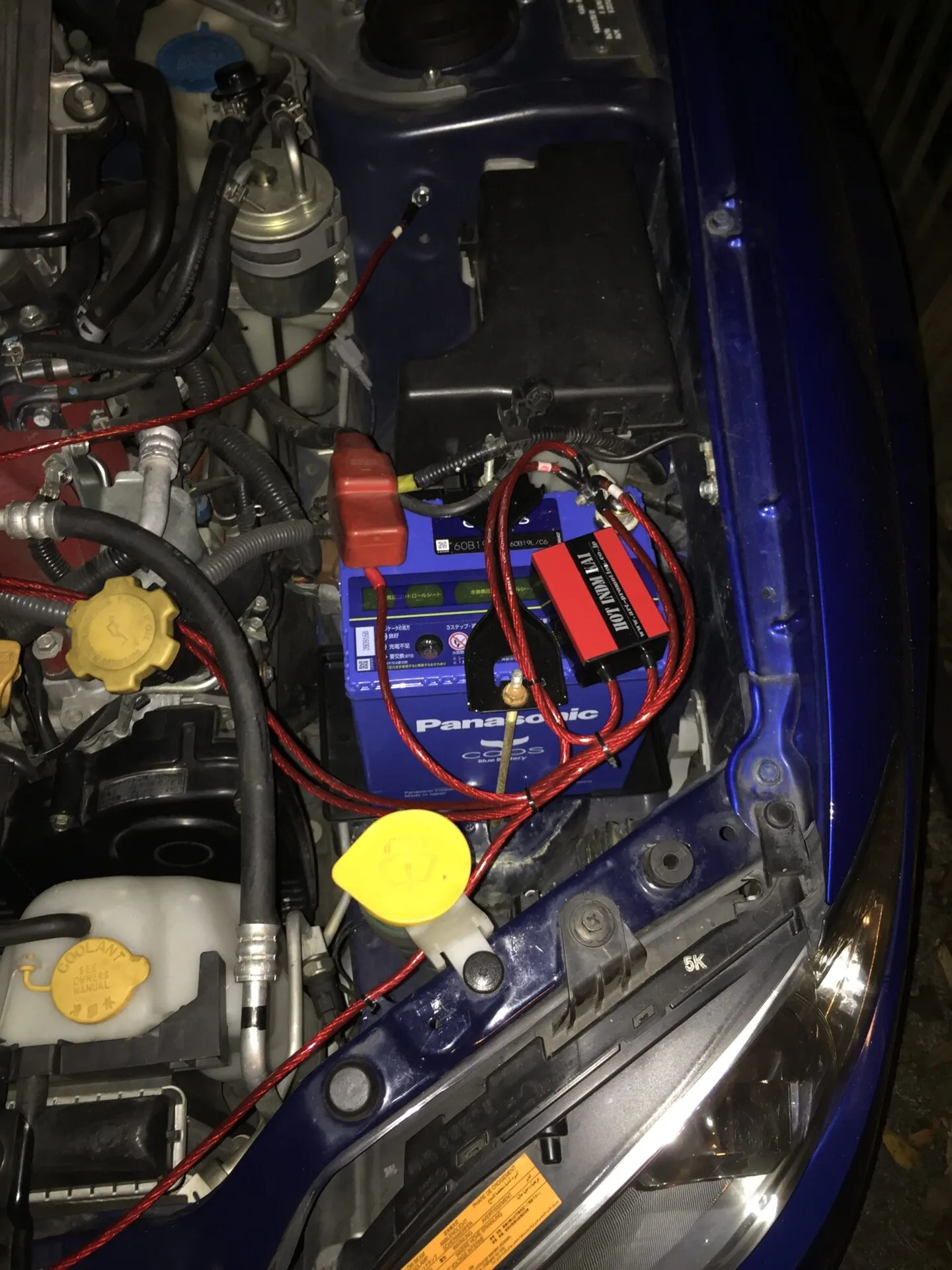 Impreza GDB バッテリー小型化